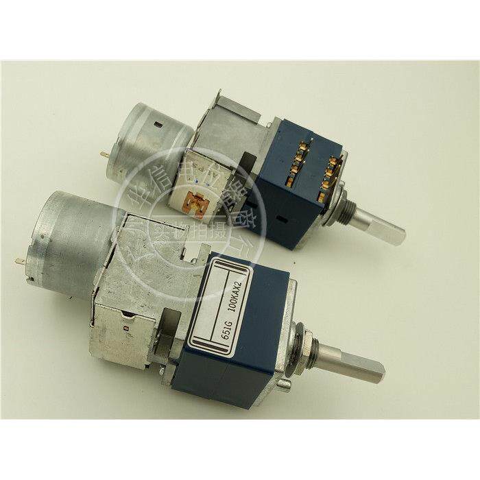 日本ALPS RK27马达双联电位器 A5K A10K A50K A100K 柄25MMF