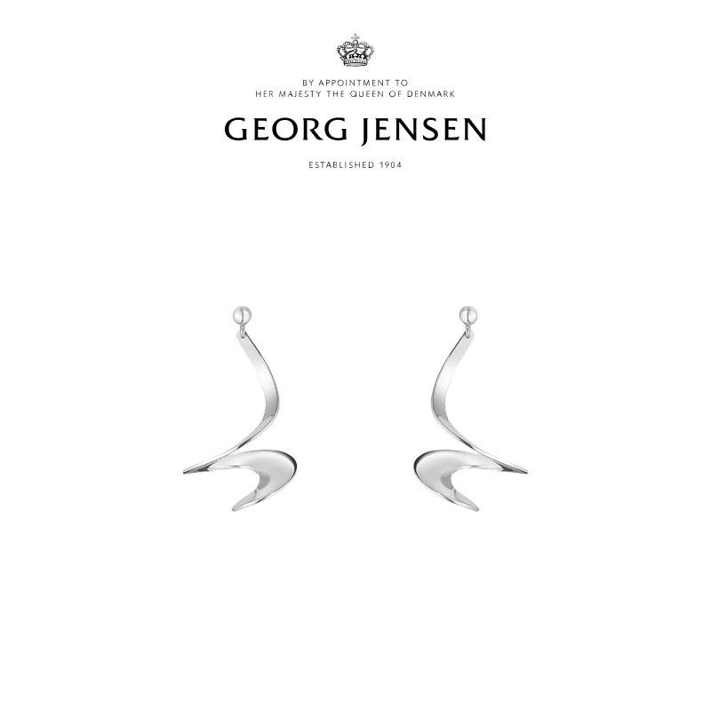Georg Jensen乔治杰生莫比乌斯系列 耳环 925银