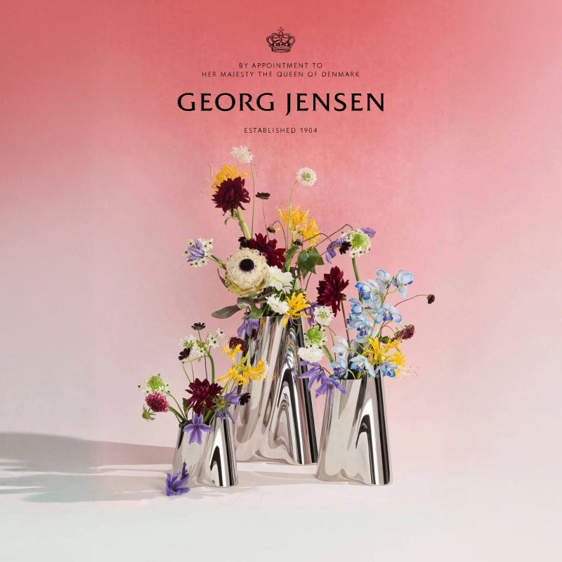 Georg Jensen 乔治杰生LITUUS 花瓶插花桌面摆件北欧礼物
