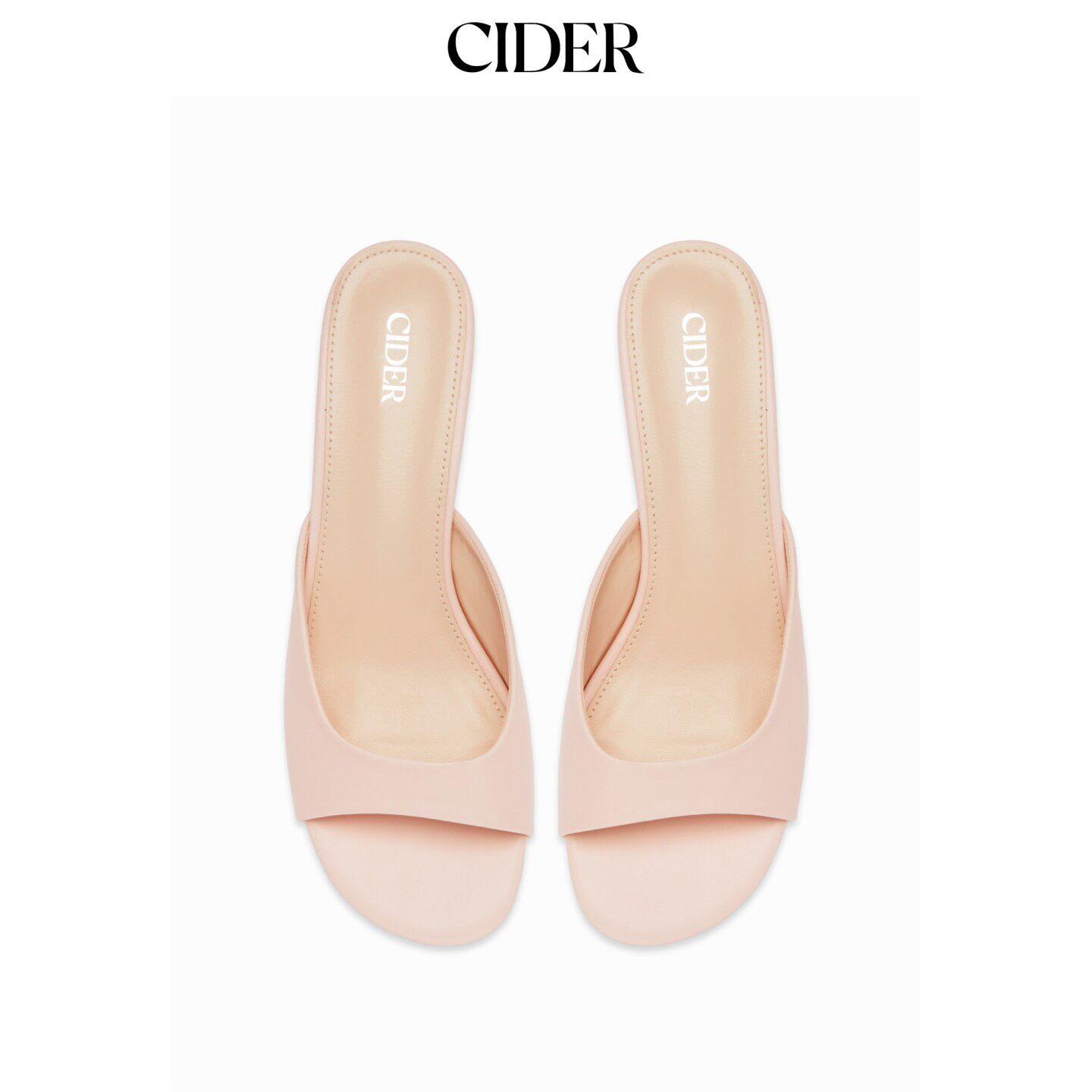 CIDER2026早秋季新品方头粗跟凉鞋115537300图片