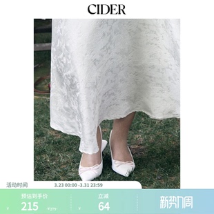 女装 蝴蝶结细跟小猫跟鞋 CIDER正品 114471189 明星同款