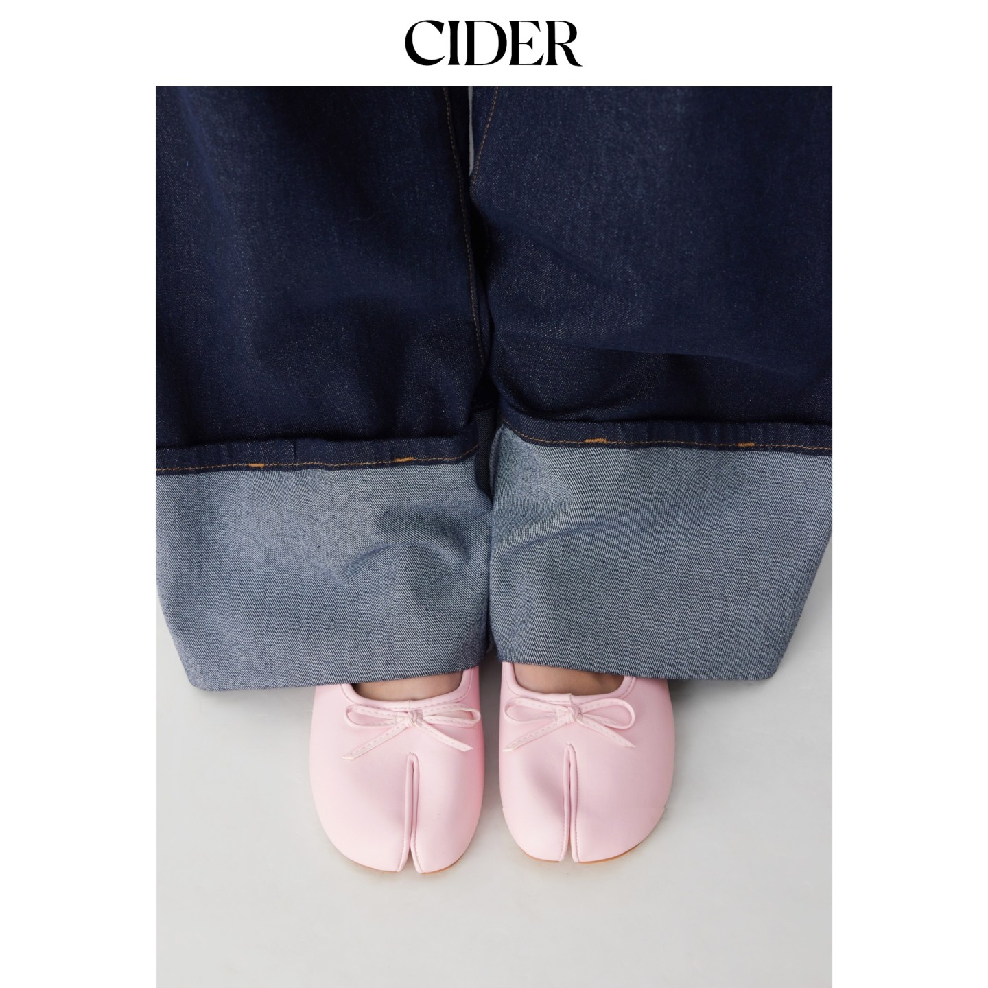 CIDER2026秋季新品蝴蝶结装饰玛丽珍平底鞋115434021图片