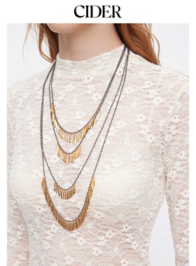 CIDER2026春季新品流苏多层项链115104556