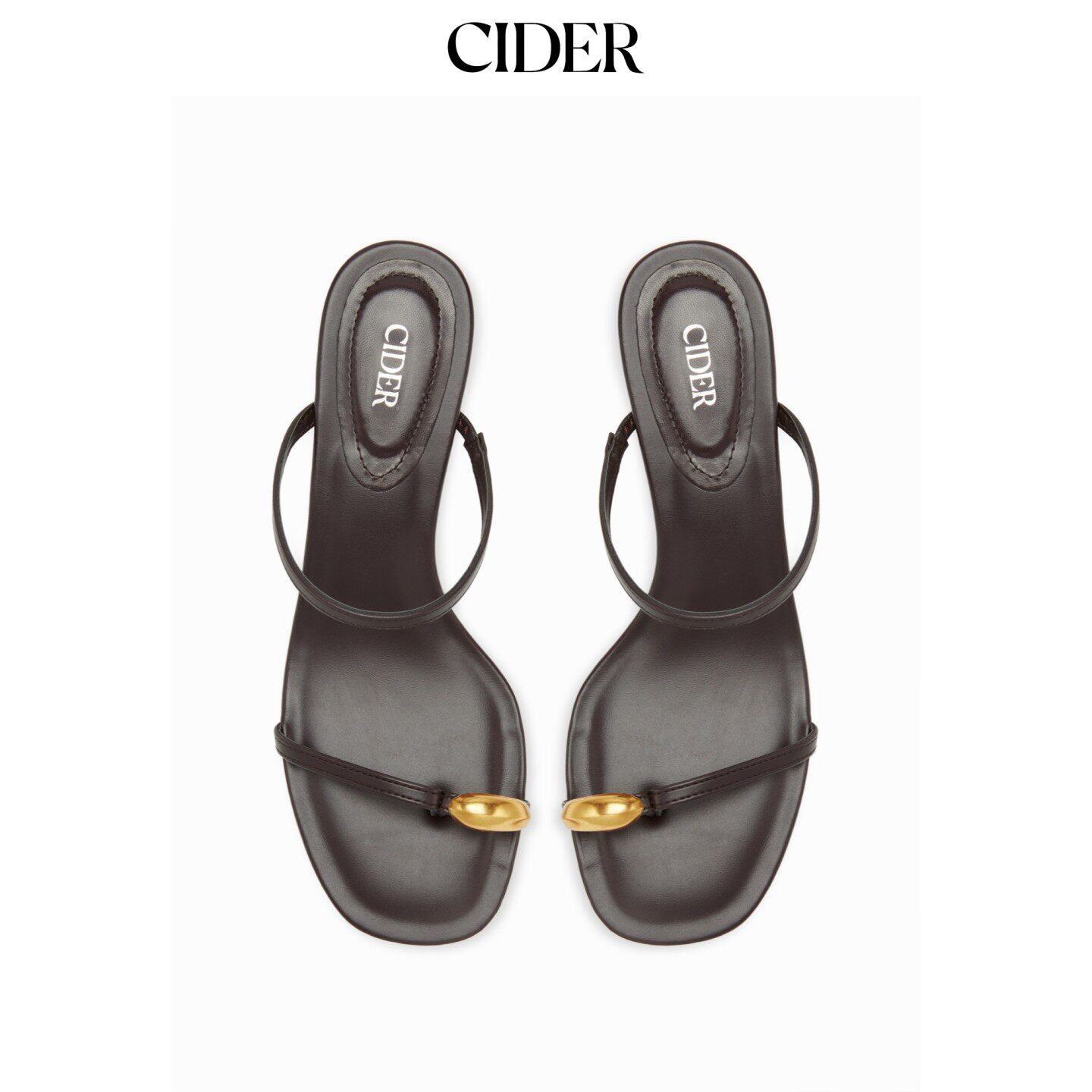 CIDER2026早秋季新品金属装饰凉鞋115500448图片