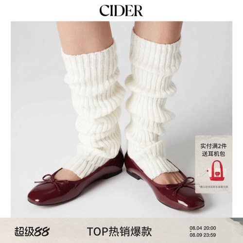 蝴蝶结装饰芭蕾平底酒红色方头