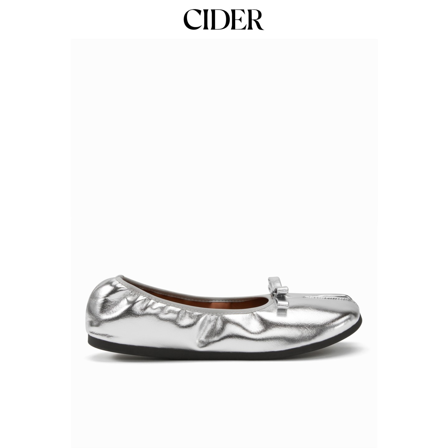 CIDER2026秋季新品蝴蝶结装饰分趾玛丽珍平底鞋115731981图片