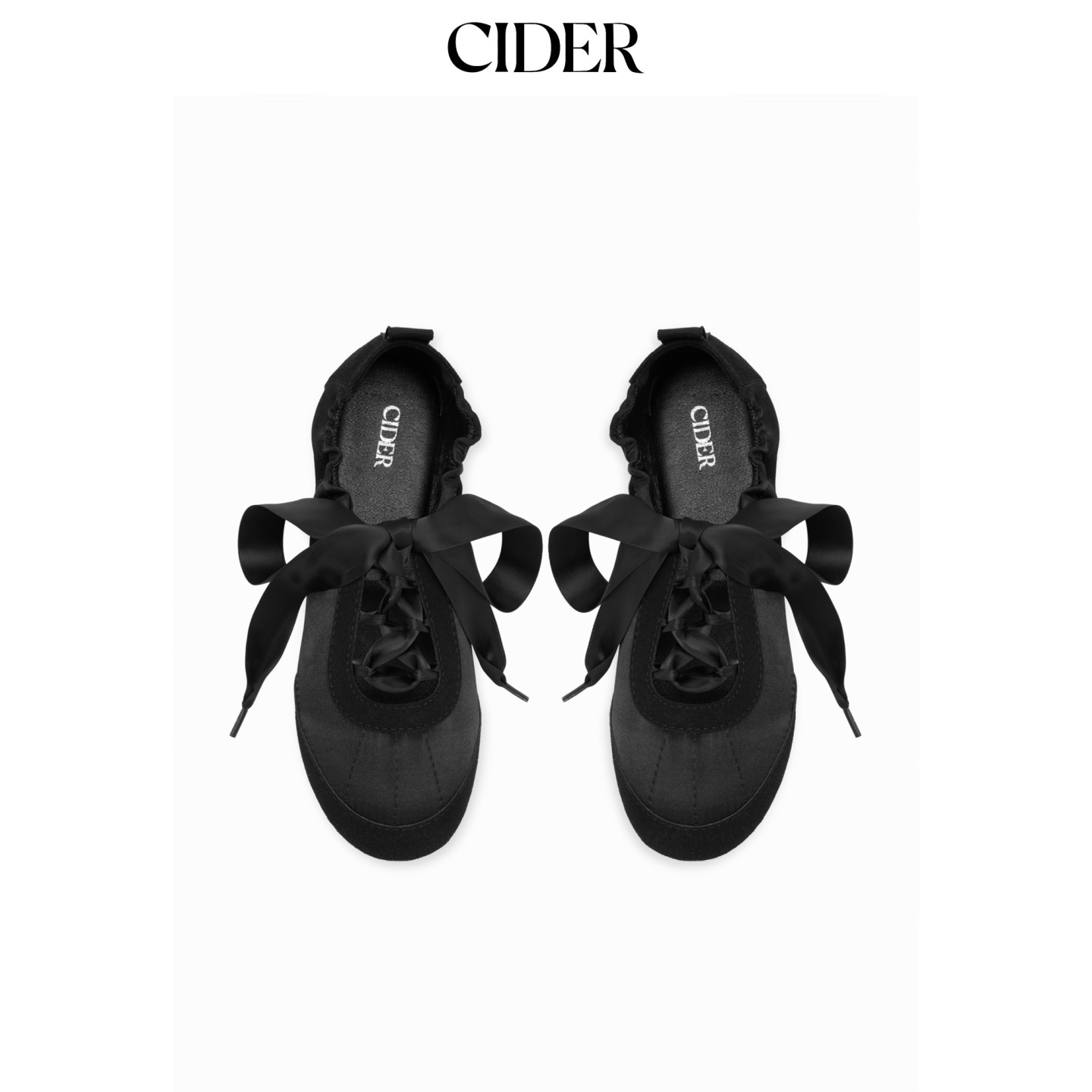 CIDER2026秋季新品蝴蝶结系带运动鞋115656036图片