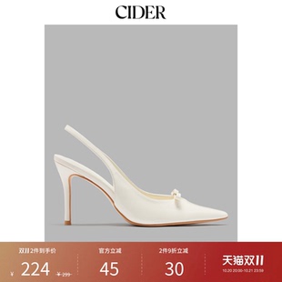 【明星同款】CIDER仿皮革尖跟高跟鞋102439673