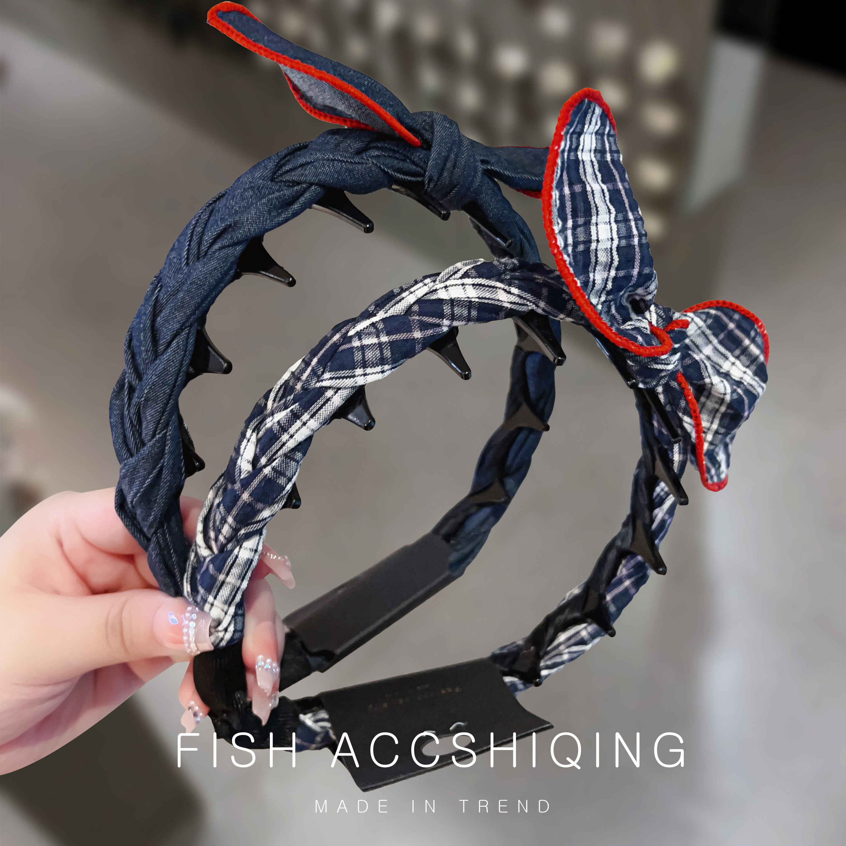 日常通勤发饰2025新款抓齿头箍