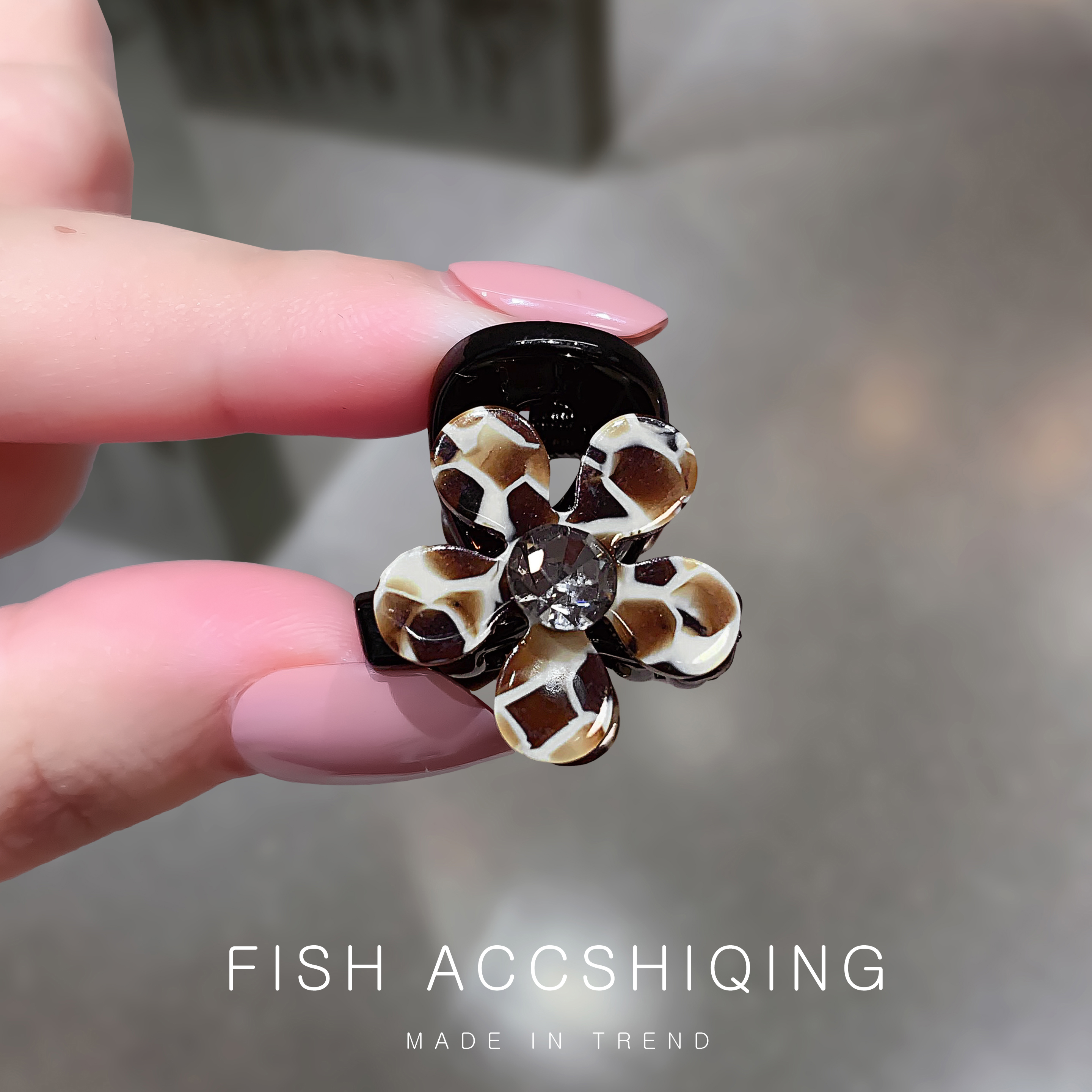 醋酸前额碎发夹刘海夹侧边对夹