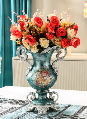 欧式美式花瓶摆件客厅插花干花装饰品创意家居电视柜玄关高档奢华