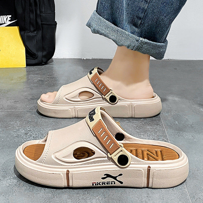 合成鞋业凉鞋男夏季外穿2026新款两用防滑防臭开车专用耐磨青少年