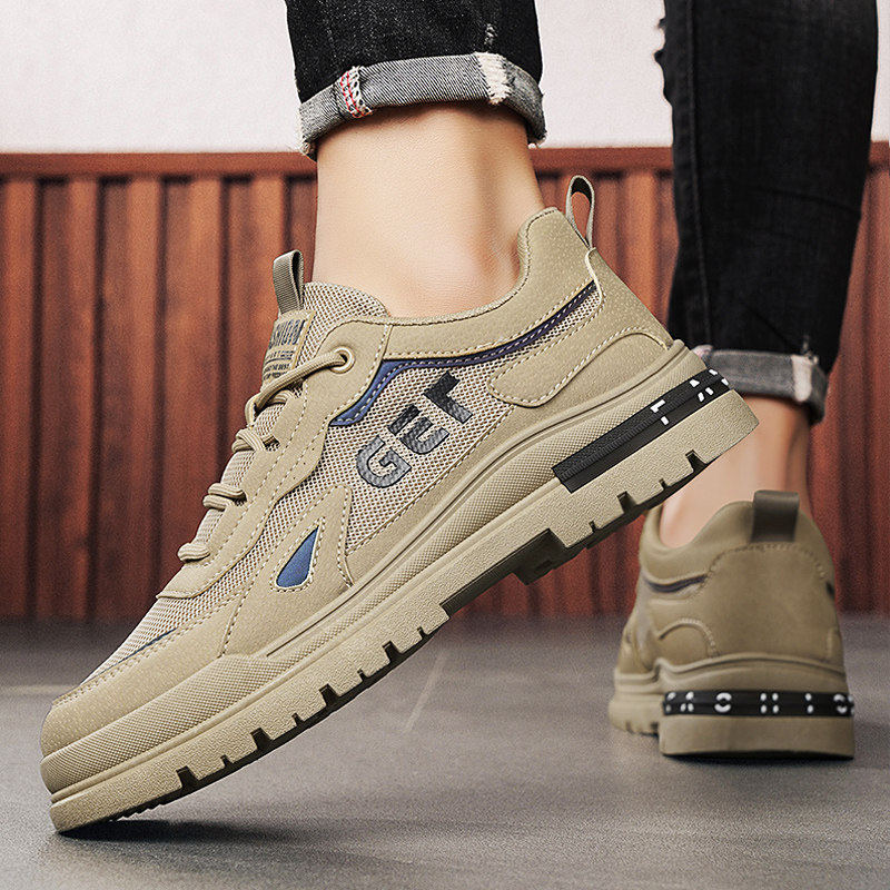 合成鞋业夏季男鞋2025新款防水防滑耐磨工地工作板鞋工装劳保运动