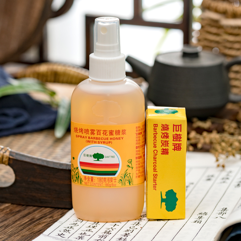 巨树牌烧烤喷雾百花蜜糖浆180g