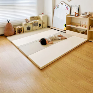 七彩龙IXPE内胆爬爬垫婴儿加厚家用无甲醛抗菌地垫pu防护垫爬行垫