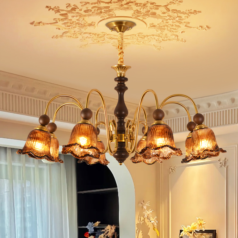 赞爆了朋友圈~法式中古客厅吊灯