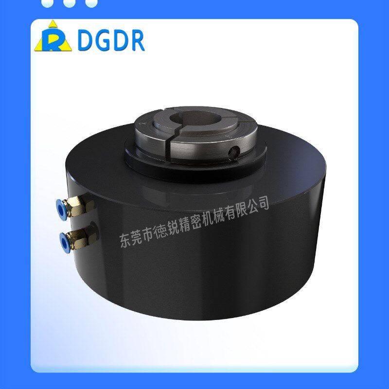 大通孔前推式气动卡盘DHS系列不旋转中空气压夹头,加工中心夹具