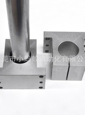 导向轴固定支座铝合金CLPK/CLPM底座用支架 侧面安装型带定位孔