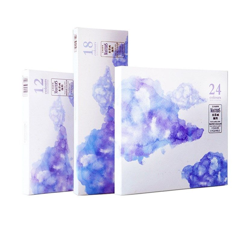 马利水彩画颜料套装 艺术家12/18/24色水彩颜料管状9ml盒装 国产,玩具/童车/益智/积木/模型,颜料,淘宝优惠券,粉丝福利购,淘宝优惠卷