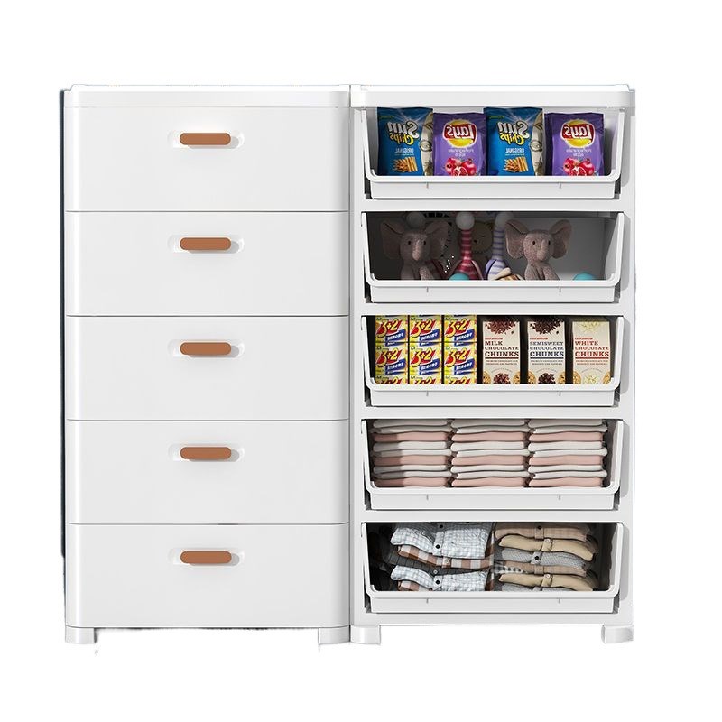 简易衣柜家用卧室抽屉式储物柜靠墙收纳柜子床头柜多功能儿童收纳