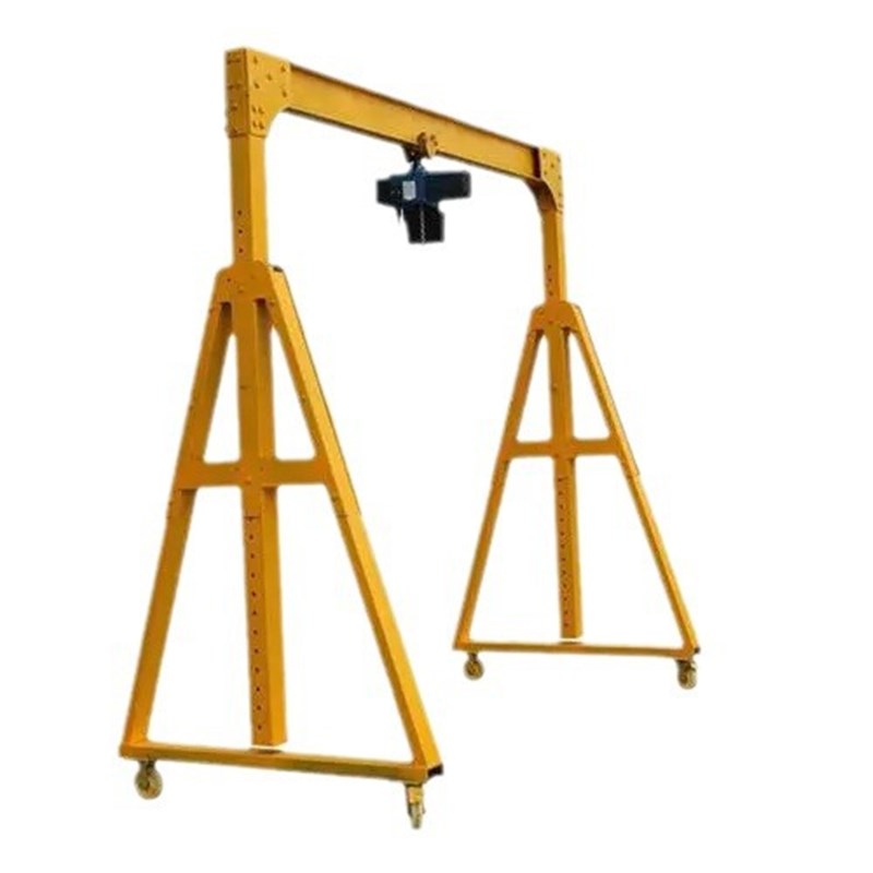 小型龙门吊厂家1吨2吨3吨手推移动无轨龙门架电动升降式龙门吊架