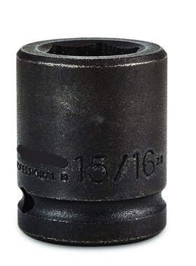 1寸方口 25mm系列公制六角冲击套筒 六角尺寸52mm J10052M