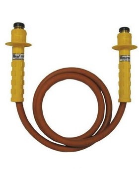 橡胶手柄引流线管双接头快速电线连接器双接头黄色引流线头