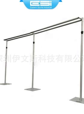 外贸供应3*6米双层婚礼纱幔窗帘花墙架调节伸缩杆pipeanddrape