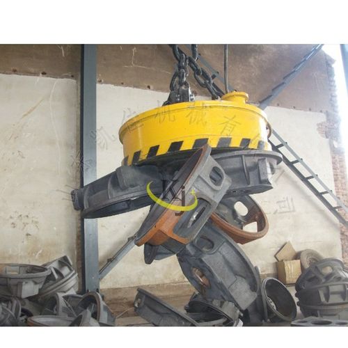 电动起重电磁吸盘 废钢吸附强磁吸盘 龙门吊圆形吸盘高频强磁吸盘