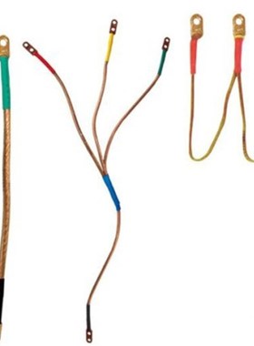 电厂用6千伏接地线35mm2-3.5米接地线百鼎供应三相合相式接地线