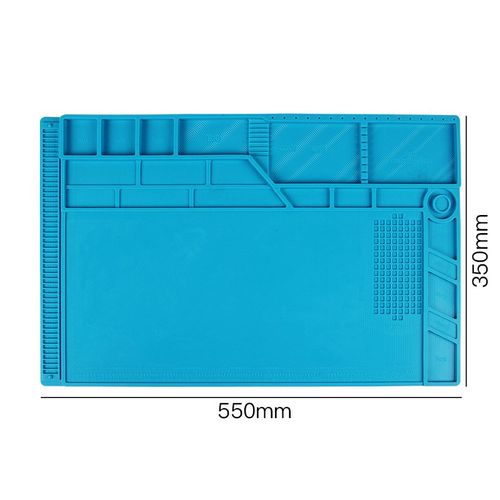 kaisi 隔热垫手机电脑维修工作台防静电台垫耐高温带磁性螺丝位