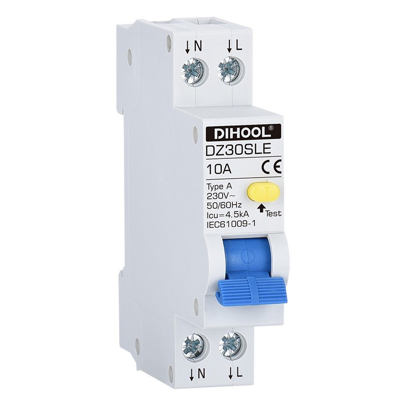 A型漏电保护器1P+N剩余电流动作空气开关RCBO漏电断路器货源