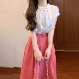 今年流行漂亮长裙 2025新款 夏季 搭配一整套装 小香风连衣裙子女夏季