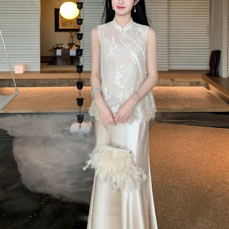 禾月照金枝新中式春夏套装裙
