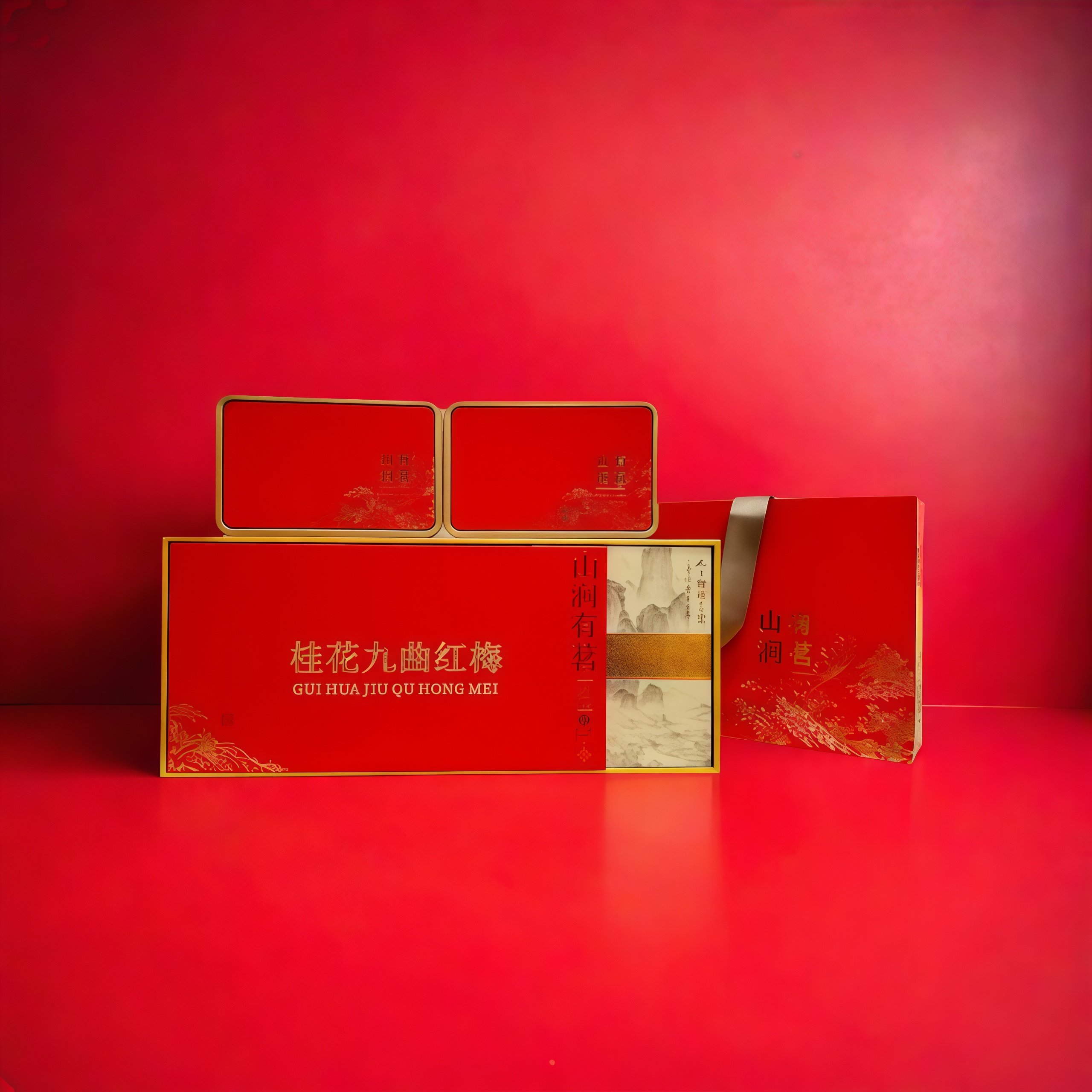 2026新茶桂花九曲红梅 杭州花香红茶 250g茶叶礼盒装高档送礼领导