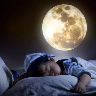 月球投影灯星空灯替换片地面投影灯图案USB小夜灯直播拍照补光灯