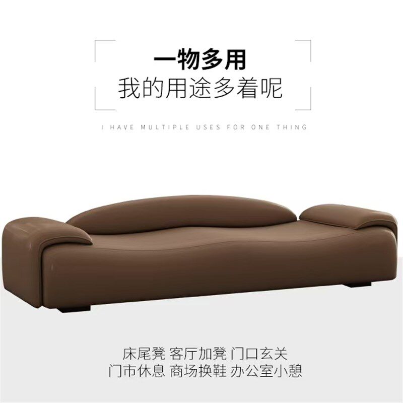 床尾凳网红极简长条凳轻奢家用卧室搁衣放置凳衣帽间沙发凳换鞋凳