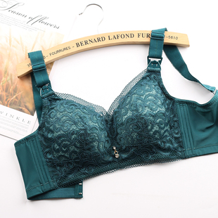 大胸显小全罩杯哺乳文胸r大码 孕妇内衣怀孕期聚拢防下垂收副乳喂