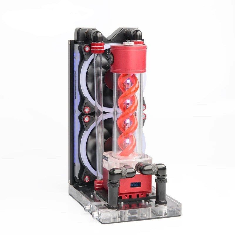 笔记本电脑m水冷散热器液晶显示