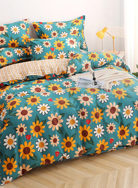 夏季纯棉被套单件180x220cm全棉学生单人150Kx200双人被罩200X230