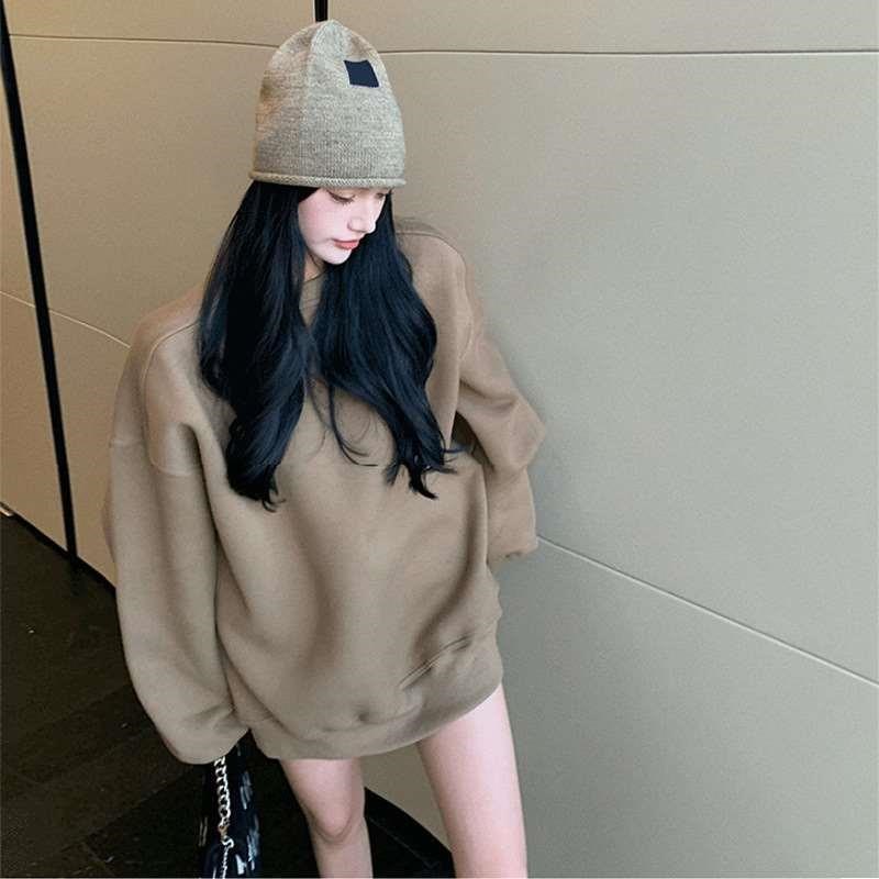 Sweater Womens Spring New Loose BF Lazy Style RAmerican Larg