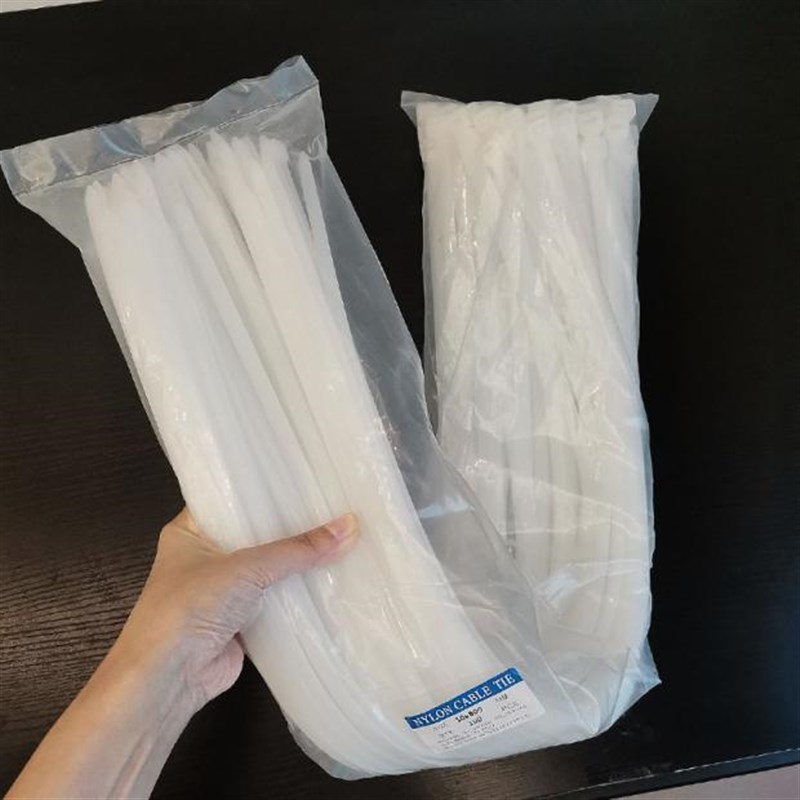 国标强力自锁式尼龙扎带10*800 宽8.8mm 100条/包白色 黑色80公分