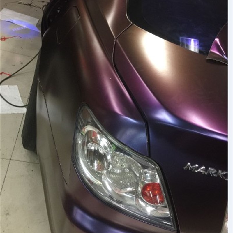 汽车贴膜变色龙碳纤维贴纸 电动车车贴改装车膜个性装饰改色膜