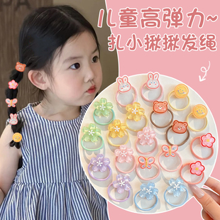 儿童可爱花朵发绳头绳女孩扎辫子皮筋发饰女童宝宝高弹力发圈头饰