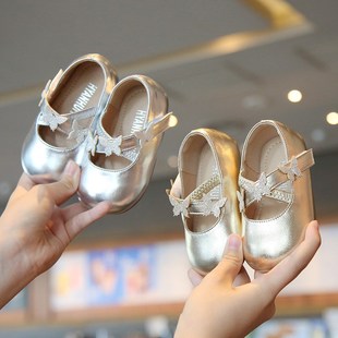 春秋季女宝宝鞋子0m一1-2周岁韩版婴儿公主防滑软底透气学步小皮