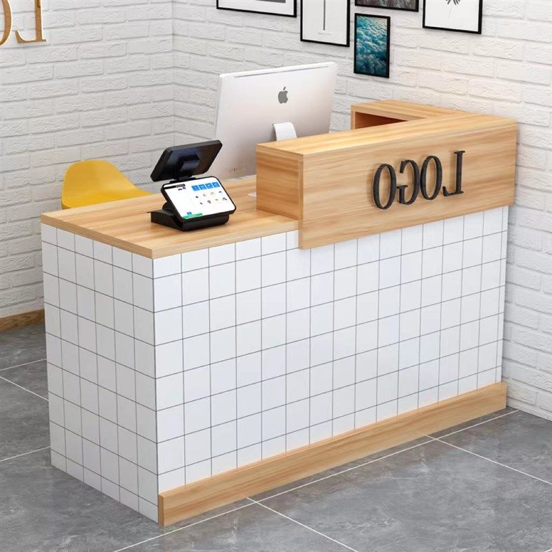 小型吧台收银台简约前台桌接待台奶E茶店服装店美甲店理发便利柜,商业/办公家具,收银台,淘宝优惠券,粉丝福利购,淘宝优惠卷