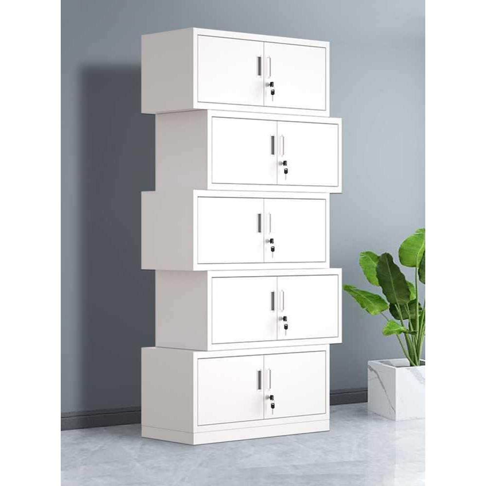 ft分体五节柜文件柜办公室资料柜顶柜带锁财务凭证储物柜档案柜矮