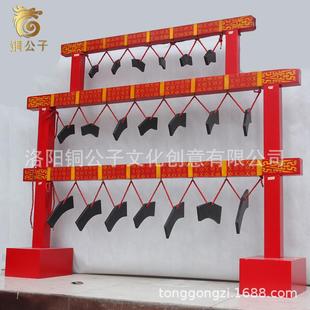 编磬灵璧石可演奏中国传统古典乐器编磬曾侯乙编钟等大型落地摆件