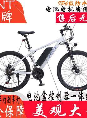 ebike铝合金山地锂电自行车26寸36V350w出口脚踏助力单车