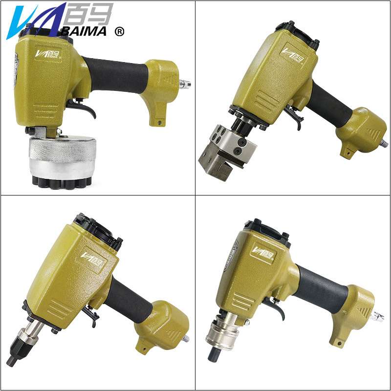 百马 气动钢字码钢印机 冲字钢板打字码机号码数字英文打码机刻字